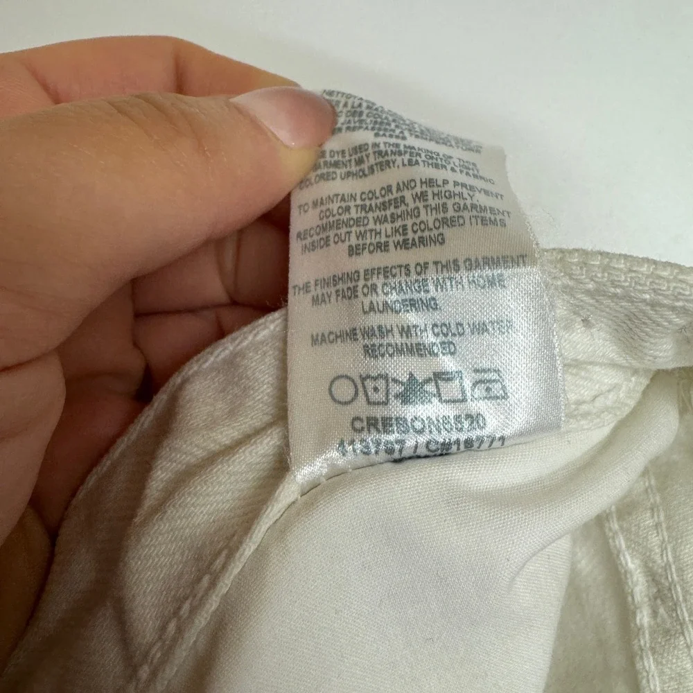 WE‎ WORE WHAT by JOEs Jeans Womens 26 White Danielle High Rise Vintage Straight